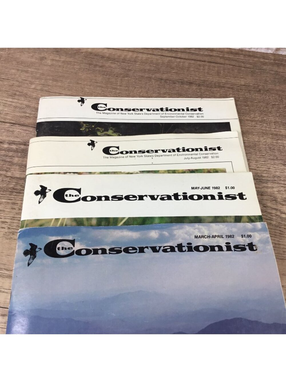 The Conservationist Magazine Lot March-October 1982 Wildlife & Nature Focus